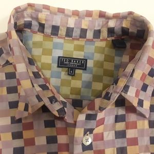 Ted Baker short sleeve shirt SIZE LARGE
